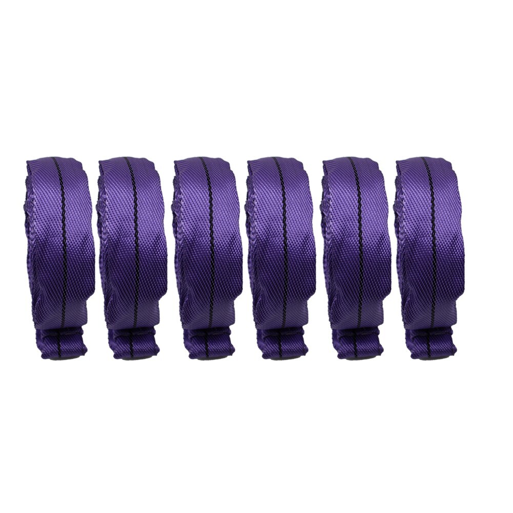 6 Pack 9\' Endless Round Lifting Sling Crane Rigging Hoist Wrecker Recovery Strap