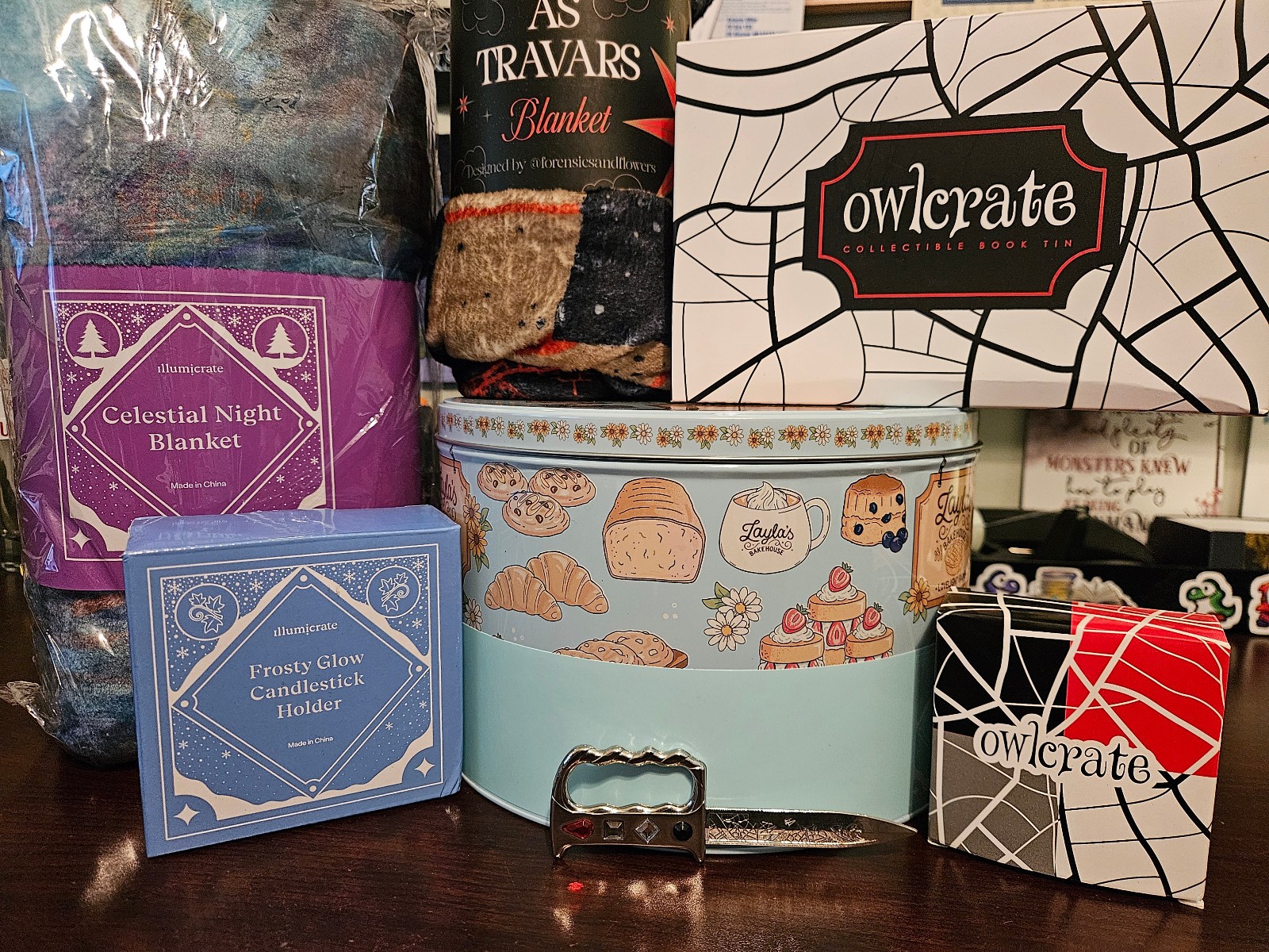 Misc Book Box Items | Illumicrate| Owlcrate | Fairyloot | Shades of Magic items