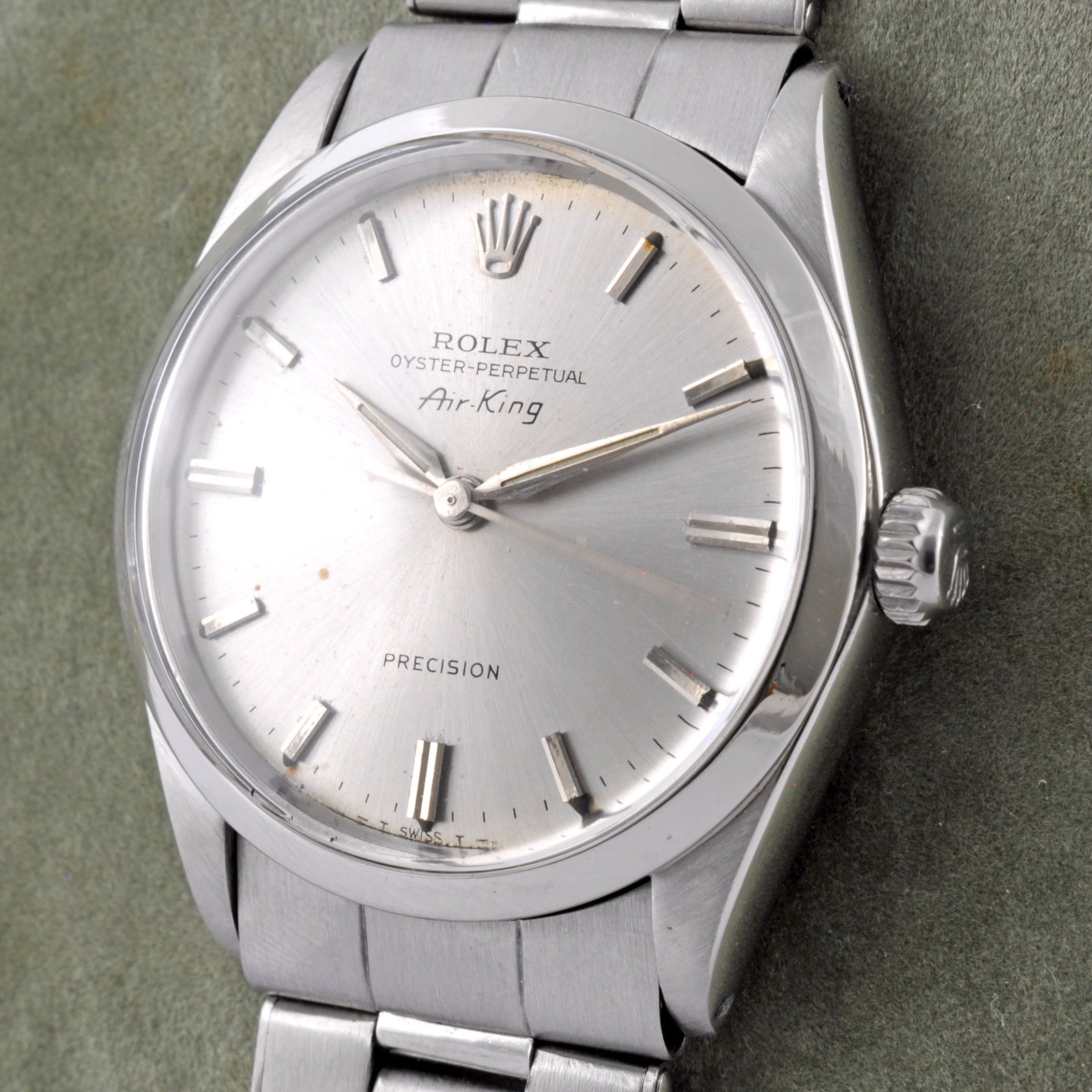 SWISS ROLEX OYSTER PERPETUAL AIR-KING 5500 1002 AUTOMATIC GENTS WATCH BRACELET SWISS ROLEX OYSTER PERPETUAL AIR-KING 5500 1002 AUTOMATIC GENTS WATCH BRACELET
