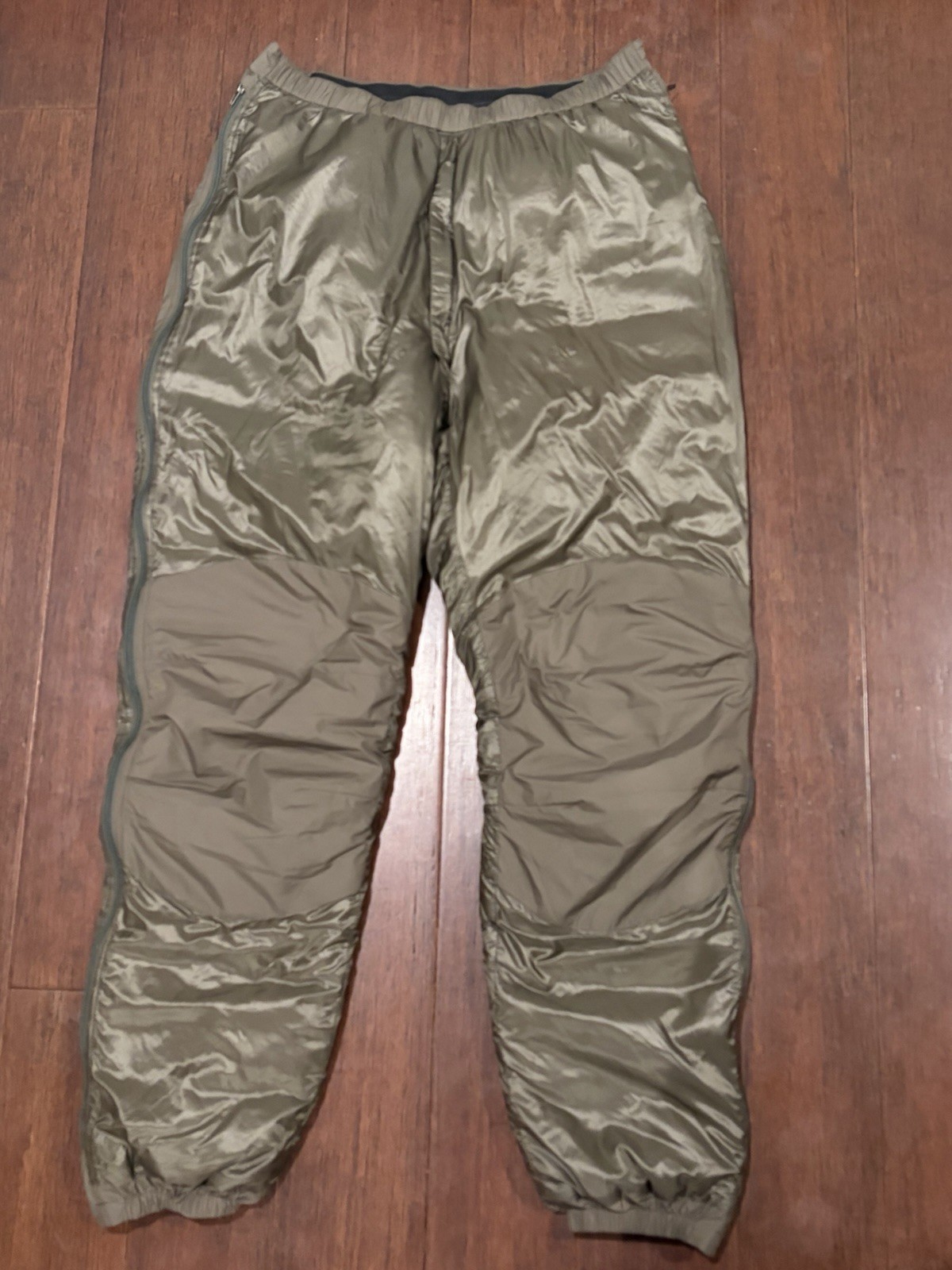 Patagonia MARS Micro Puff Pants L Alpha Green Military L7 Full Zip Insulated