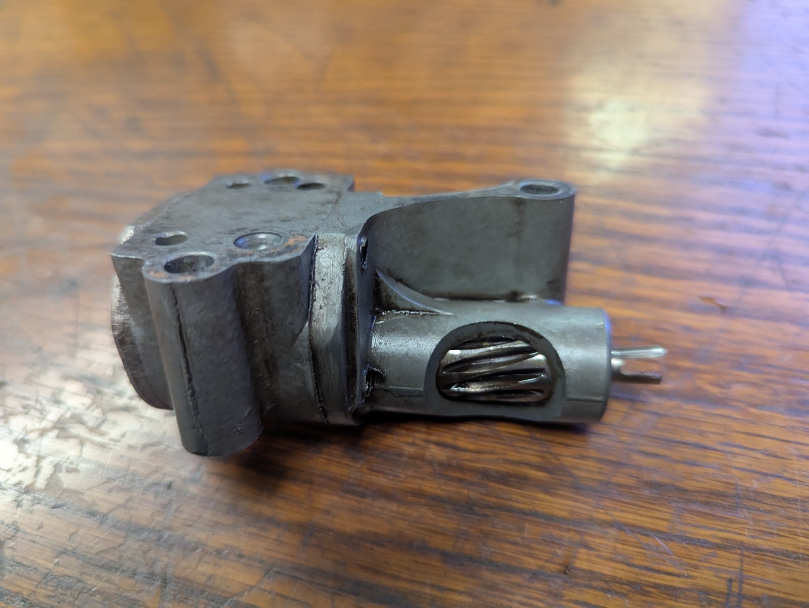 1966 BSA Lightning  A65 L Oil Pump Assembly Tachometer Drive.