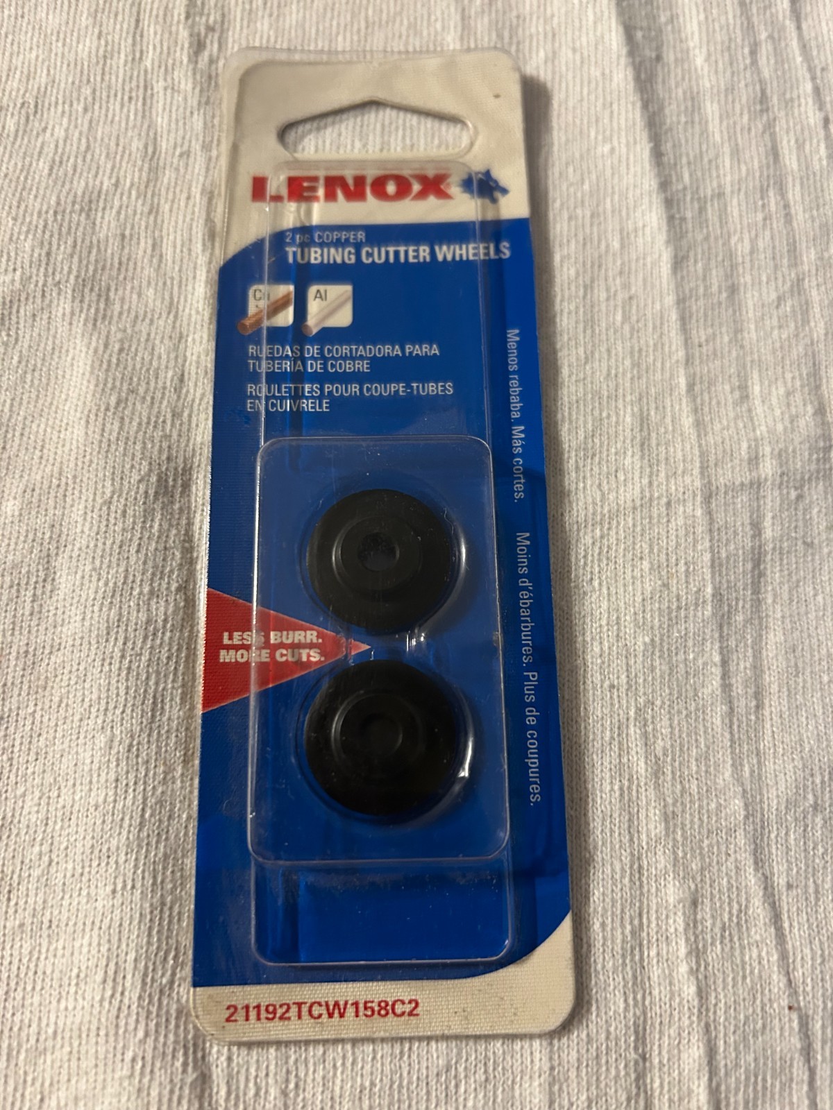 LENOX Tools Replacement Wheel for Tubing Cutters Copper Cutting 21192TCW158C2