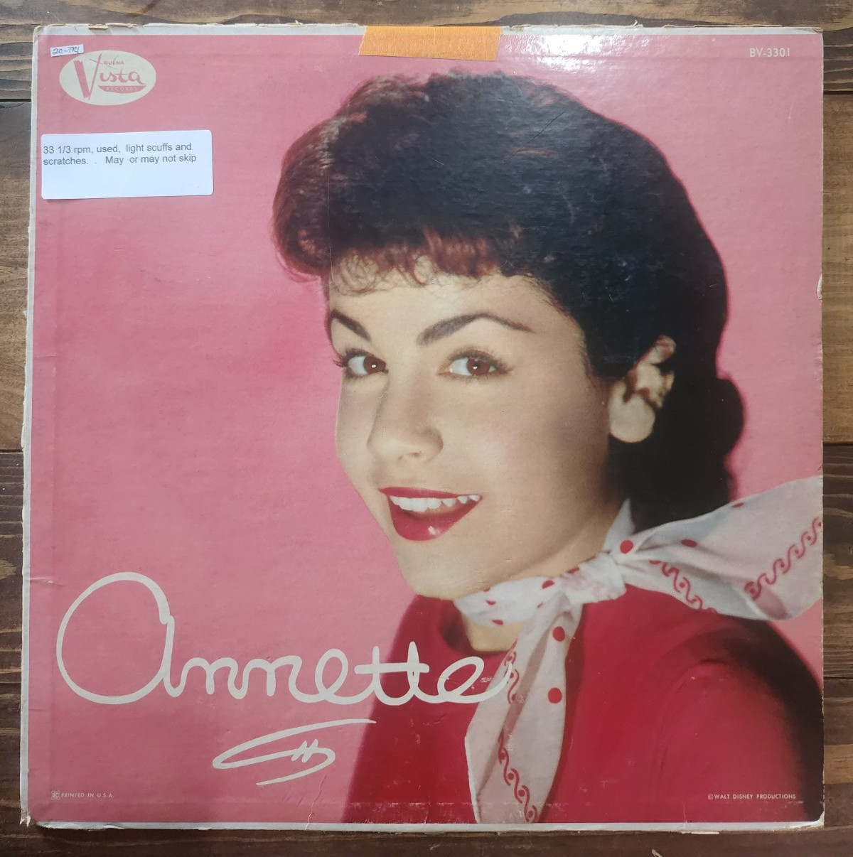 Annette Self Titled 1959 Mono LP