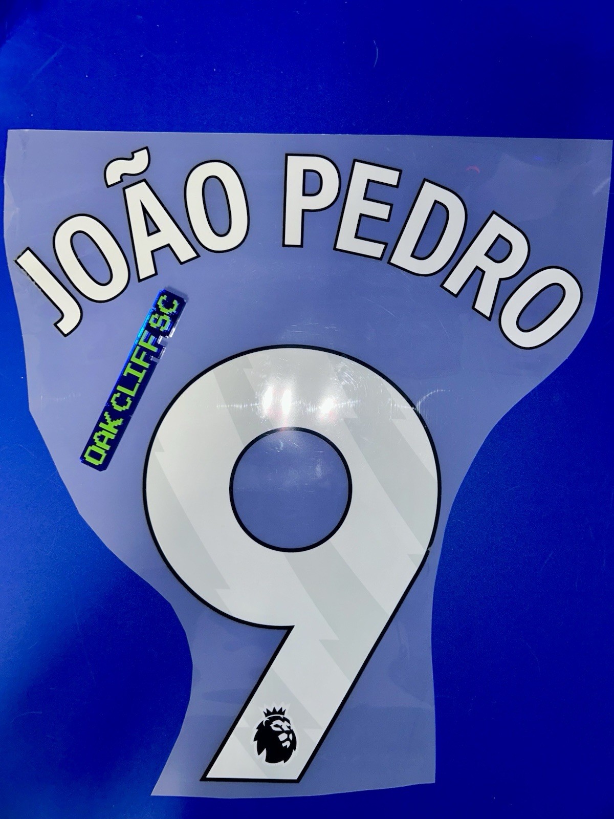 Joao Pedro 9 - EPL Nameset - Black Powder Back - On-field Specifications