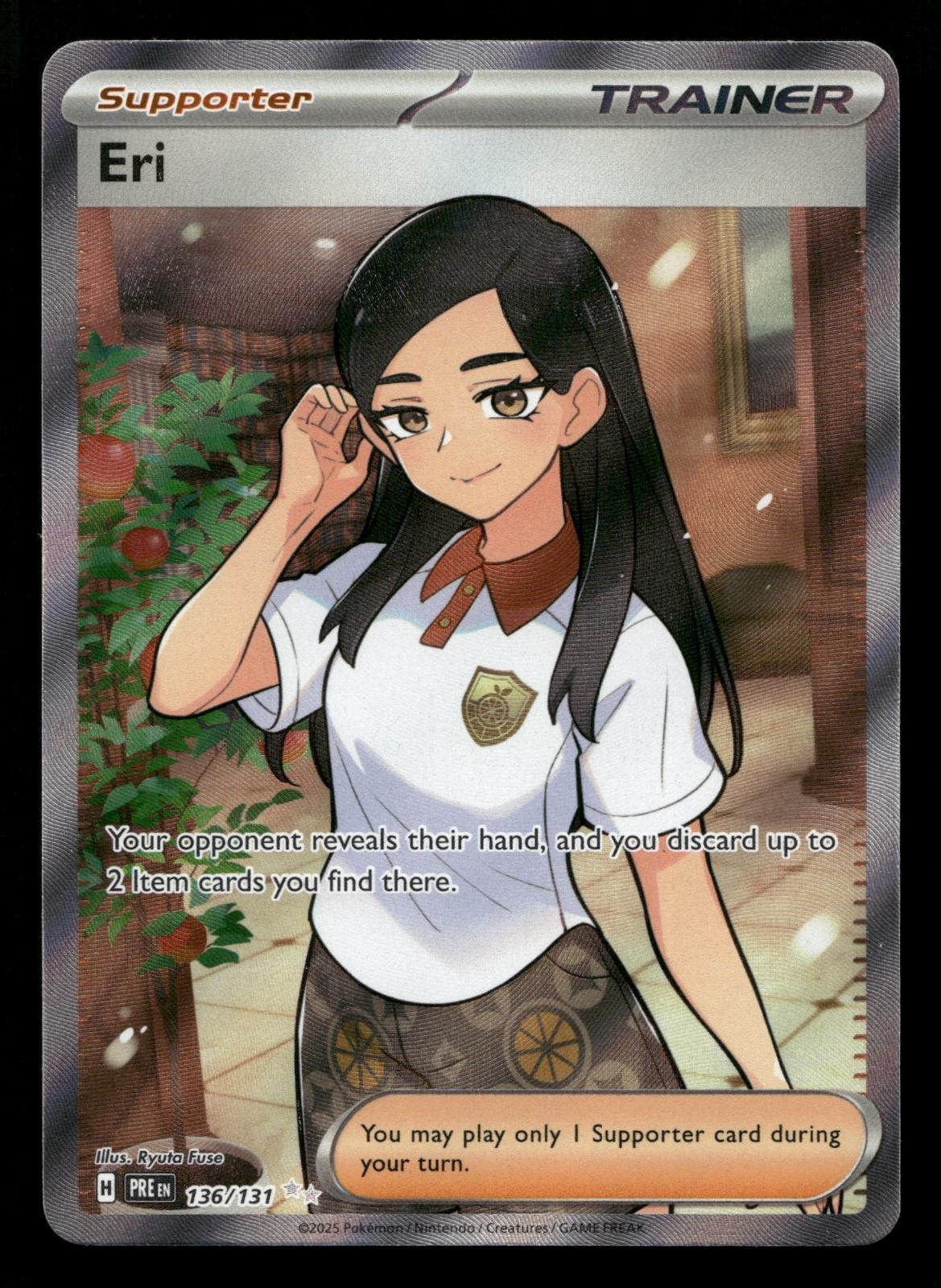Eri 136/131 Holo Prismatic Evolutions Ultra Rare Lightly Played
