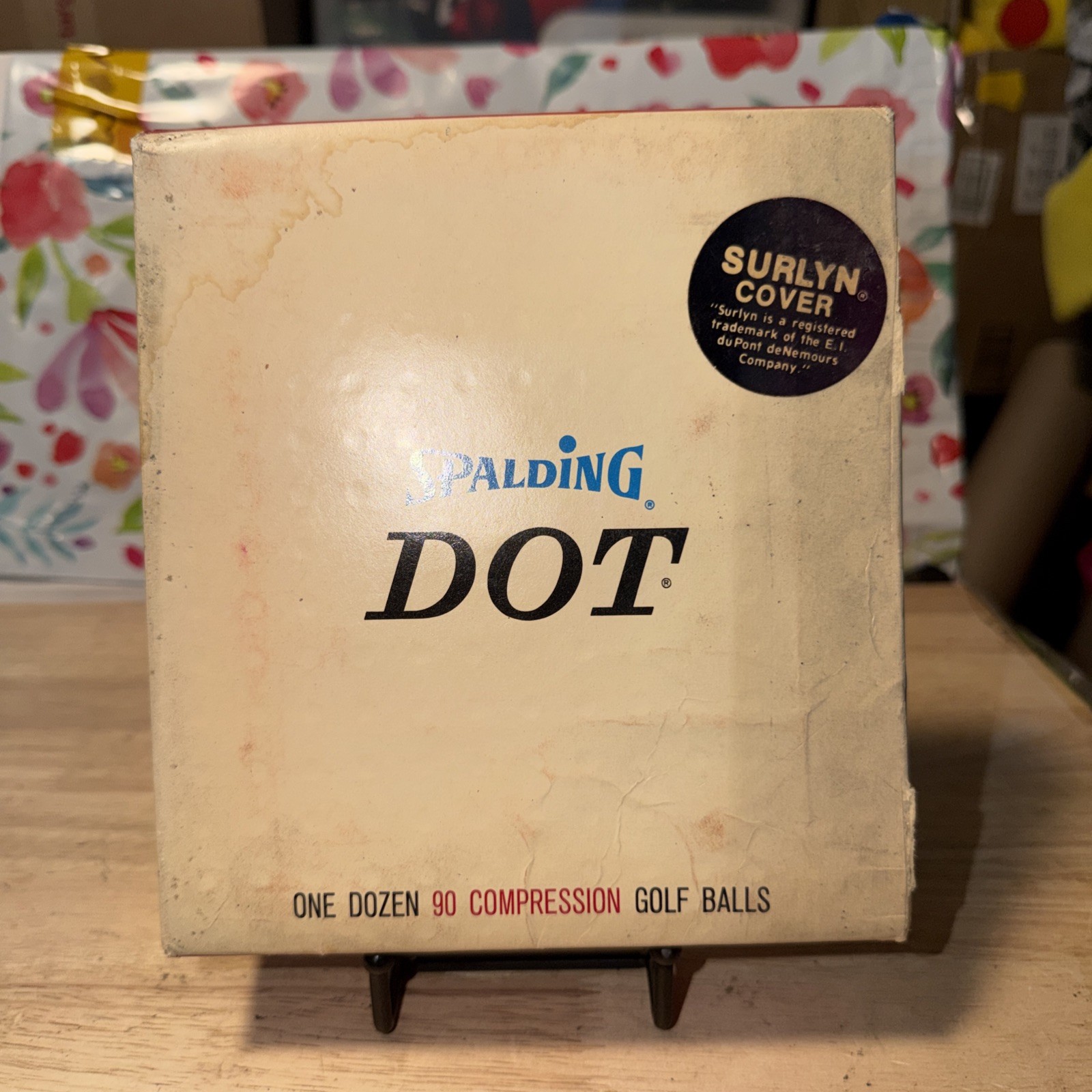 12 VINTAGE SPALDING DOT GOLF BALL LOT. With Box- 90 Compression Surlyn Cover. 12 VINTAGE SPALDING DOT GOLF BALL LOT. With Box- 90 Compression Surlyn Cover.