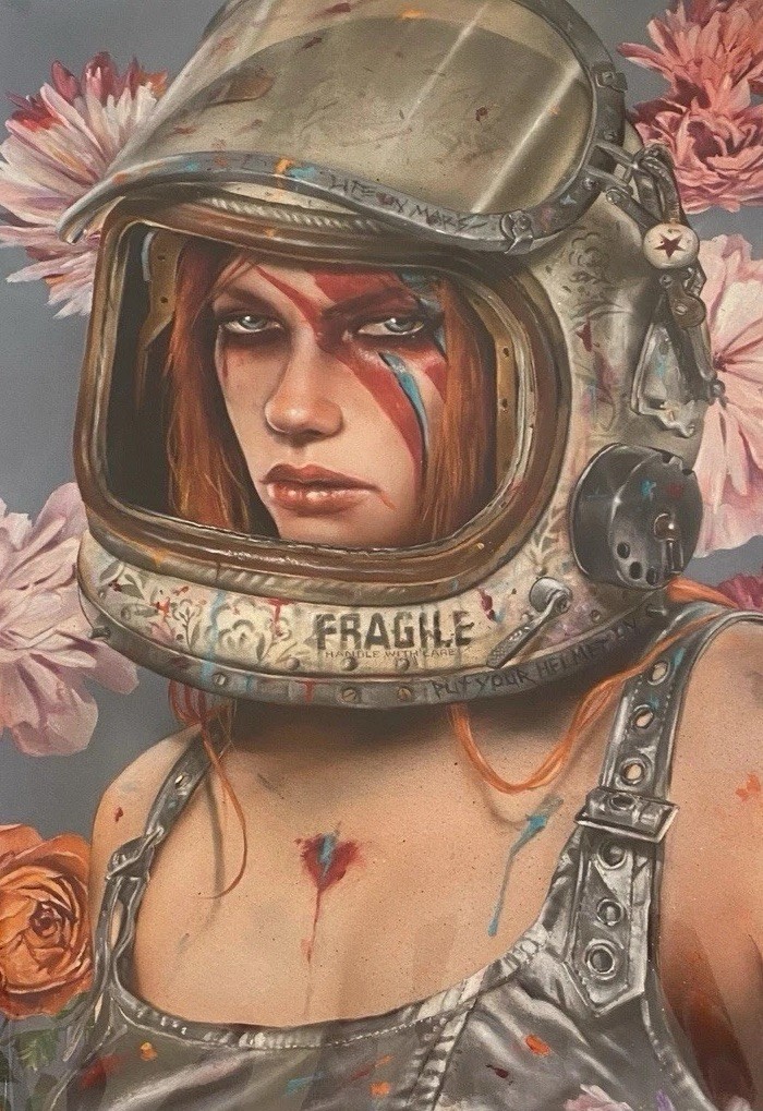 Brian Viveros Stardust Print SOLD OUT Signed Print Bowie Woman Fine Art Brian Viveros Stardust Print SOLD OUT Signed Print Bowie Woman Fine Art