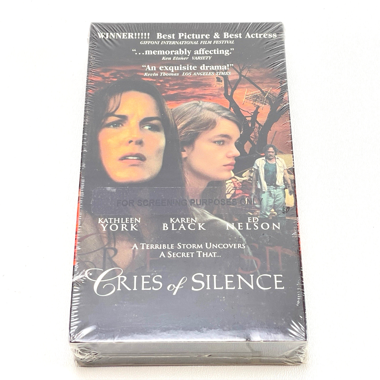 Cries Of Silence VHS Promo Screener Edition - 1997 - Rare - New, Sealed