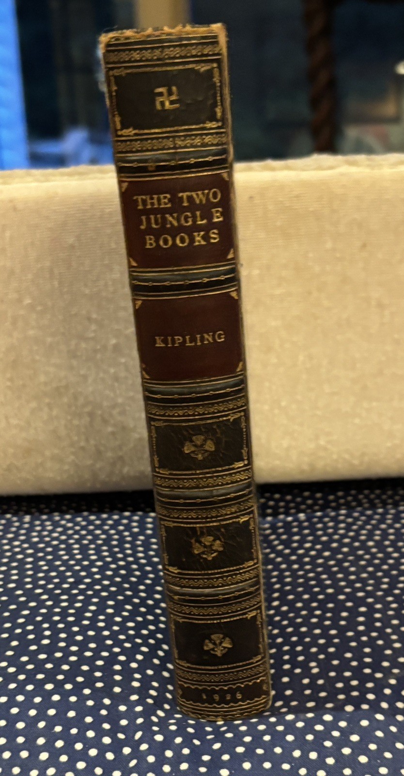 Rudyard Kipling Two Jungle Books 1926  Sangorski &Sutcliffe Fine Leather Binding