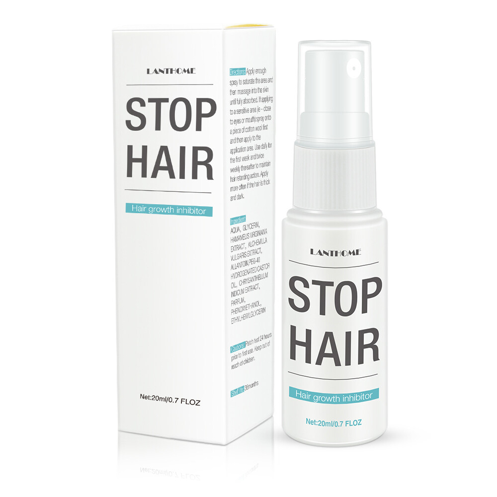 1-5PCS Permanent Hair Removal Spray Stop Hair Growth Inhibitor Remover Spray US