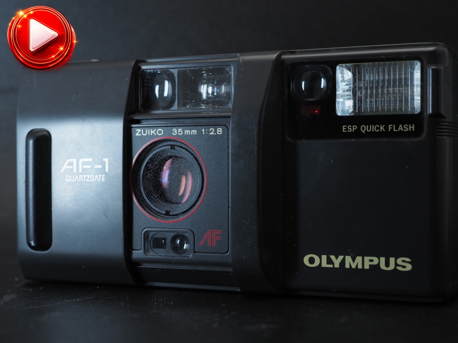 [US 1Yr Wty] Olympus AF-1 Quartz Date 35mm F2.8 35mm Film Camera From JAPAN J331