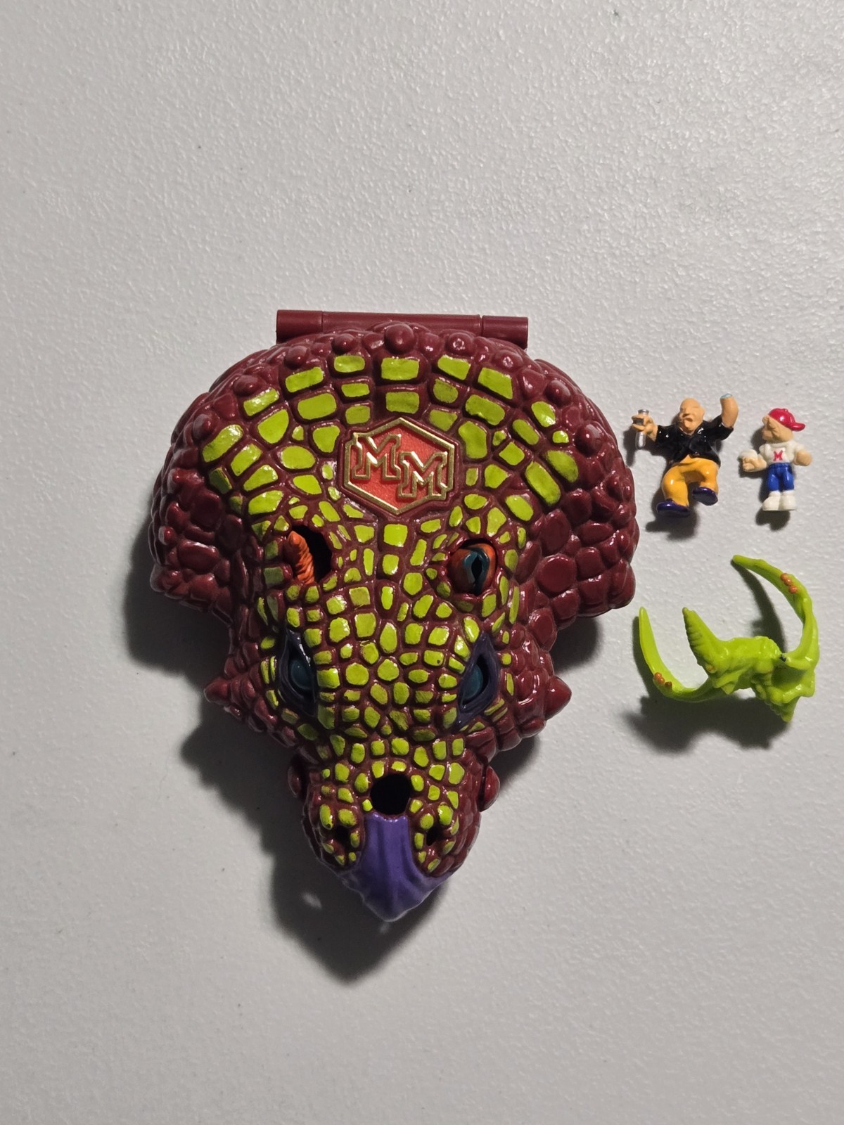 Mighty Max Blows Up Dino Lab Figure Playset Complete 1993 Bluebird Toys