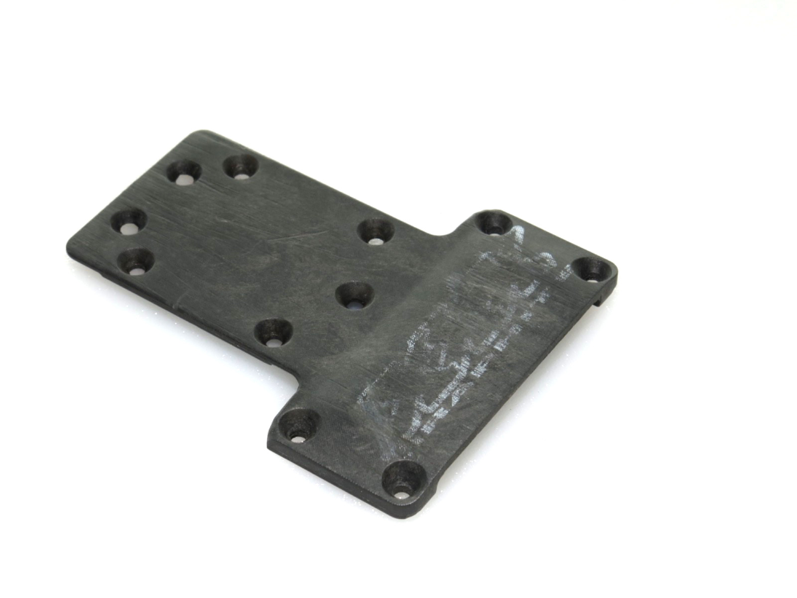 L22-9704 VINTAGE TEAM LOSI XXX KINWALD BUGGY BK1 GRAPHITE REAR TRANS PLATE