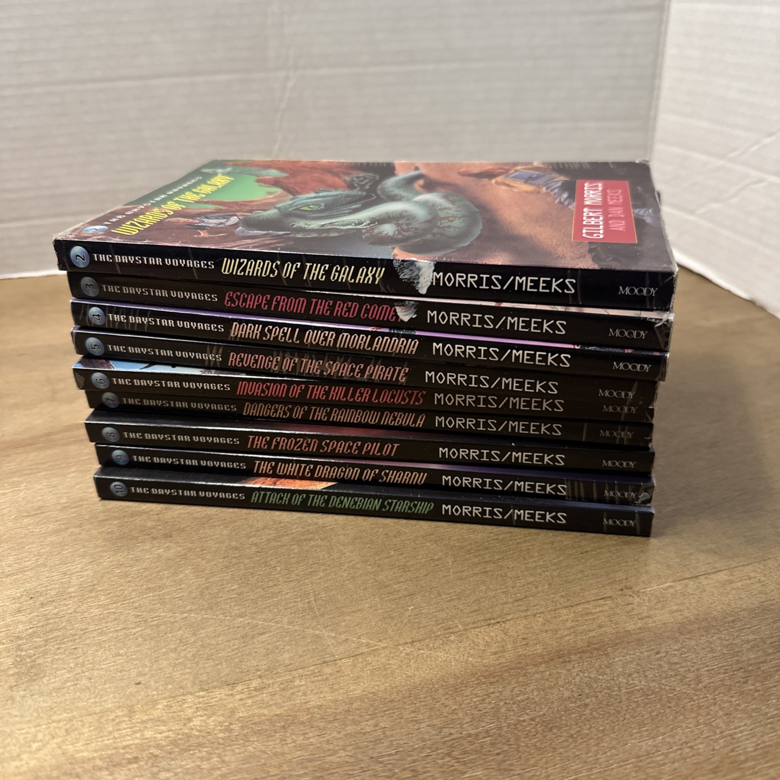 Lot of 9 Daystar Voyages books  #2-10 Gilbert Morris/ Meeks