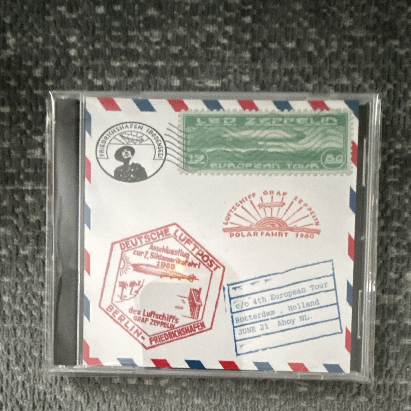 Led Zeppelin Rotterdam June 21 1980 2 CD Jewel Case set. GEMA 