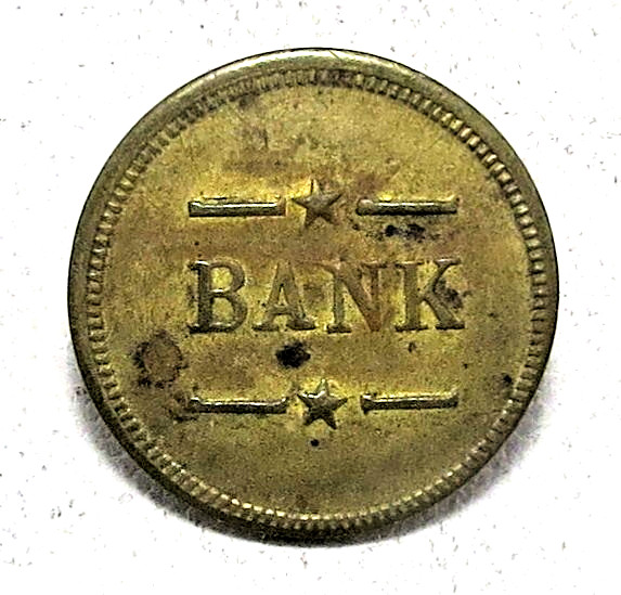 The Bank Saloon 5 Cent US Trade Token Hamilton Ohio (Little Chicago) TC-70978