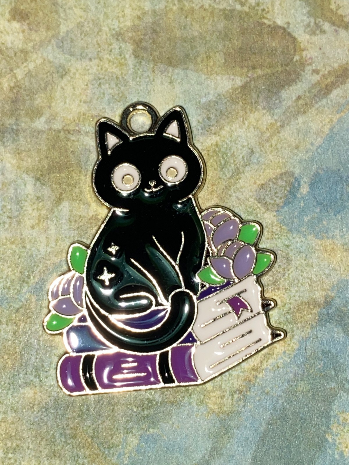 CAT NEW Small Charm LIBRARY BOOKS Craft & Collect
