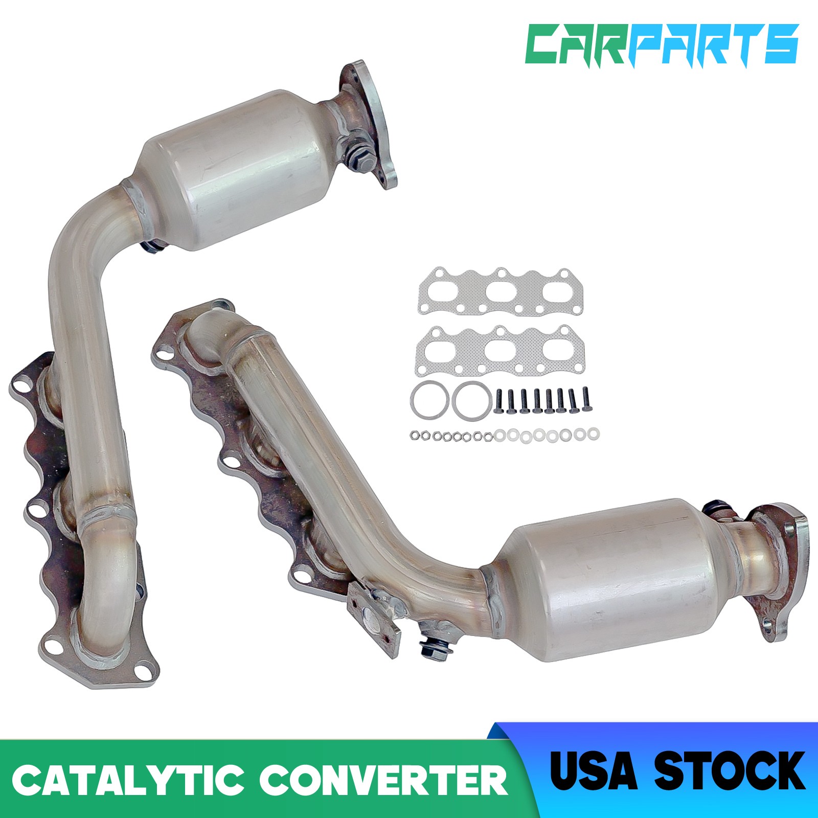 2x Catalytic Converter for Suzuki Grand Vitara 2006-2008 XL-7 2004-2006 V6 2.7L