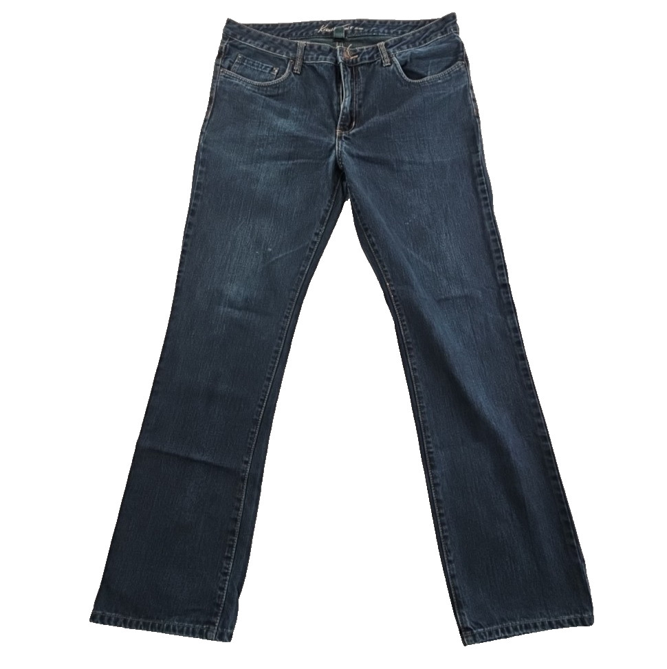 Kenneth Cole Men\'s 36x32 Straight Fit Denim Jeans Dark Wash Vintage Foshan EUC