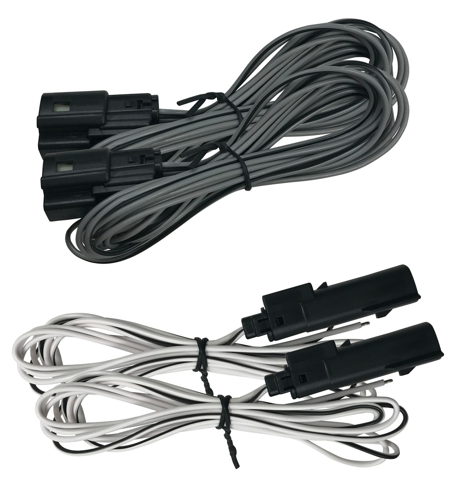 2 Piece Universal 2-Pin Waterproof Electrical Wire Connector Harness & 6\' Leads