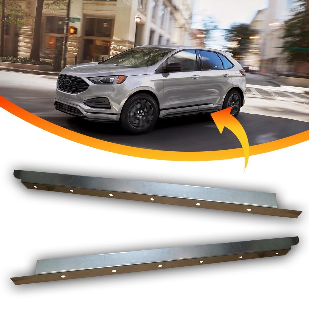 Steel Outer Rocker Panels For Ford Edge 2015-2024 Drive and Passenger Sides Pair