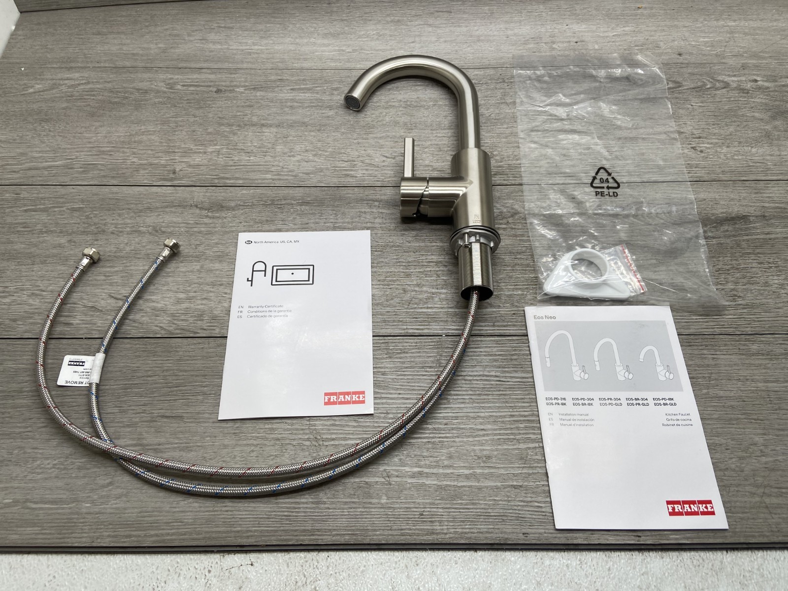 Franke EOS-PR Eos Neo 1.75 GPM 1 Hole Pull Down Kitchen Faucet