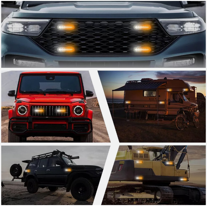 4/10X 6 LED Emergency Hazard Warning Off-Road Strobe Beacon Ultra Slim Light Bar 4/10X 6 LED Emergency Hazard Warning Off-Road Strobe Beacon Ultra Slim Light Bar