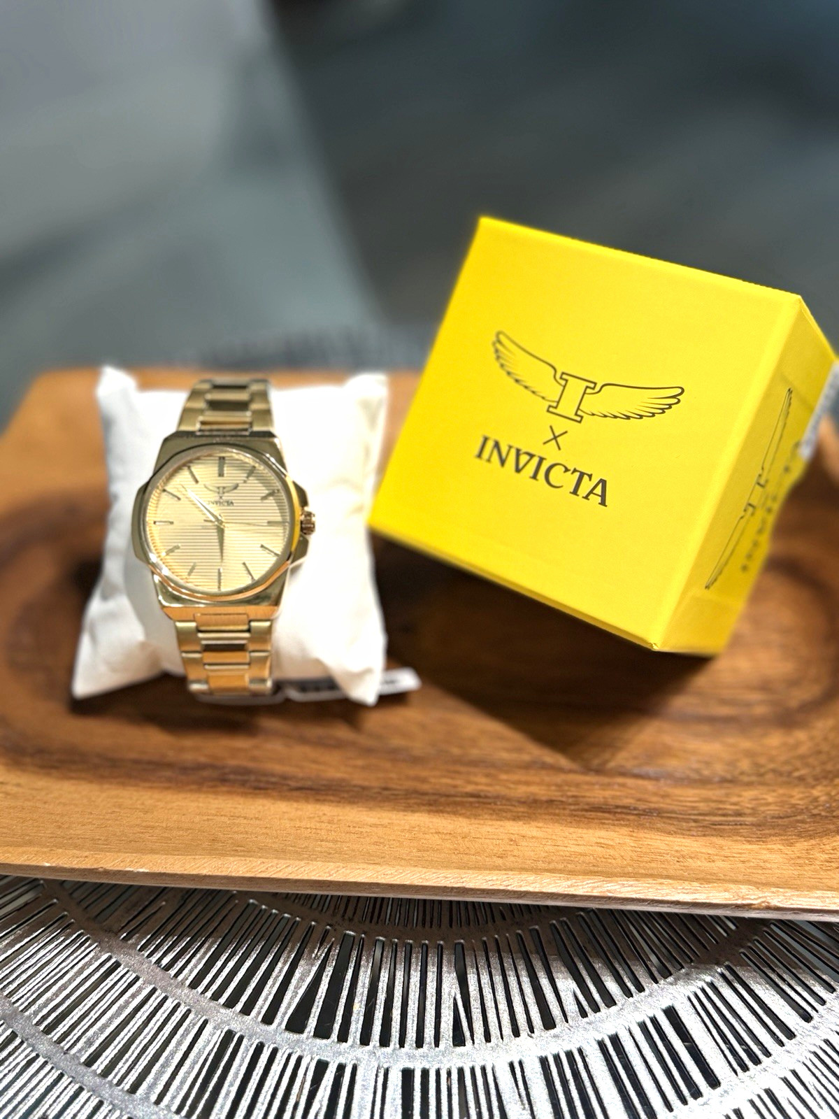 Invicta Specialty Refined Core 69974 Men’s 44mm Gold Quartz Watch New