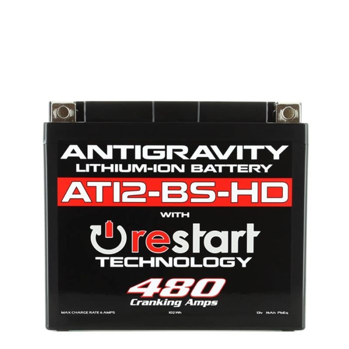 Antigravity AT12BS-HD-RS Lithium Battery With Re-Start Technology