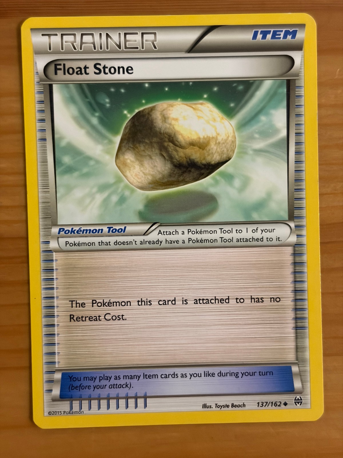 Float Stone 137/162 Regular Uncommon LP - BREAKthrough 2015 - Pokemon TCG