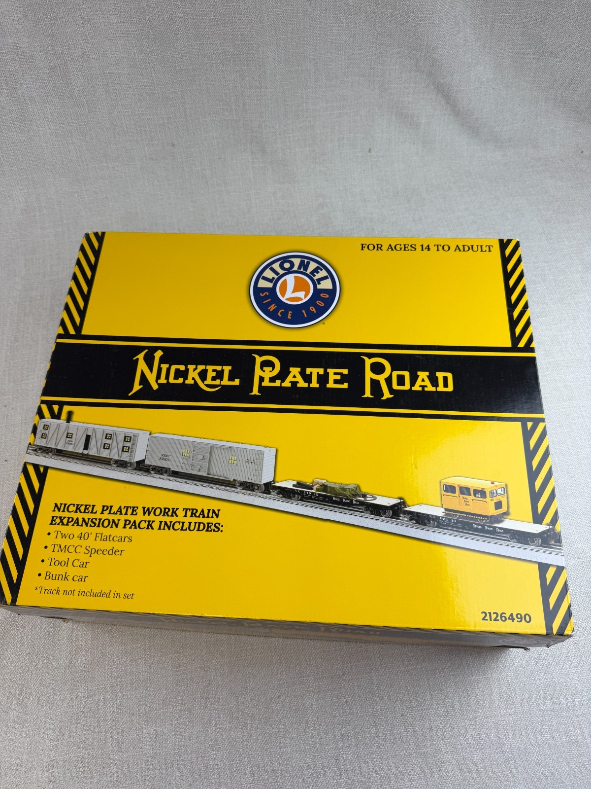 Lionel 2126490 Nickel Plate Road Work Train Expansion Pack Set