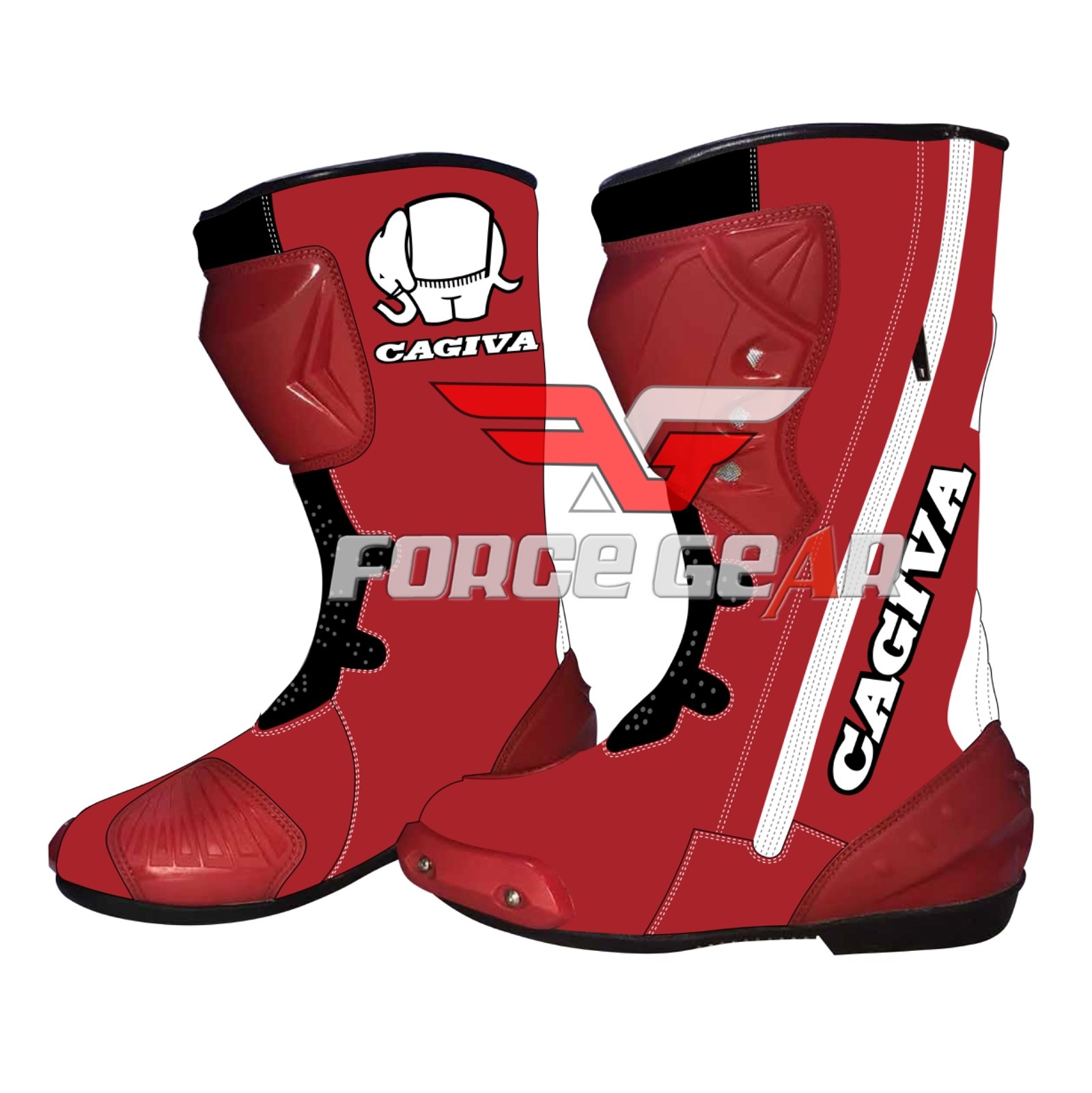 Cagiva Mito RACING MOTORBIKE / MOTORCYCLE BOOTS  FOR MEN & WOMEN