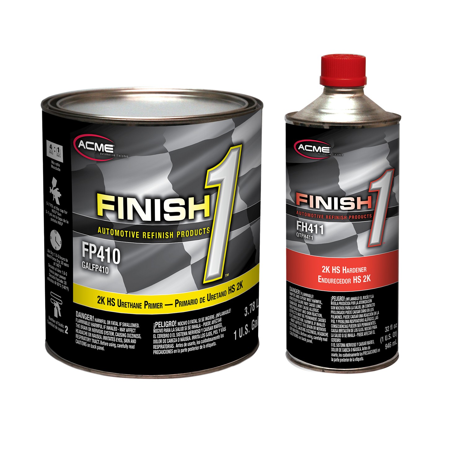 ACME / Sherwin Williams Finish 1 2K High Solids Urethane Primer Gallon Kit ACME / Sherwin Williams Finish 1 2K High Solids Urethane Primer Gallon Kit