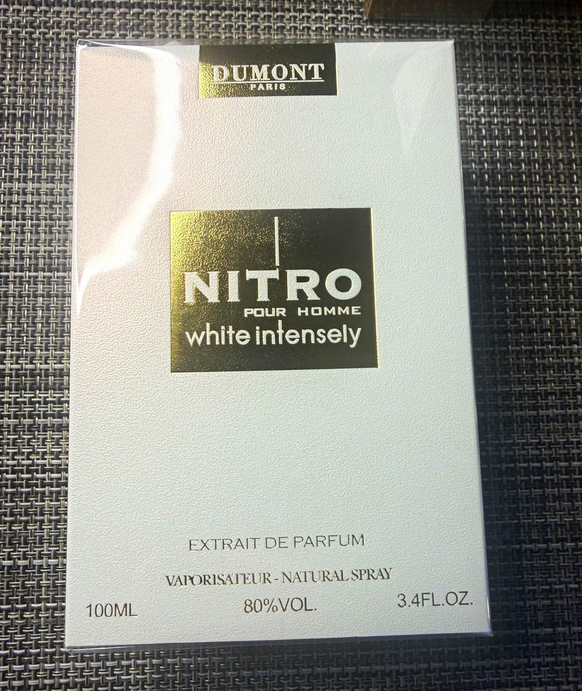 Dumont Paris Nitro Pour Homme White Intensely Extrait Spray, Regular 3.4 fl oz