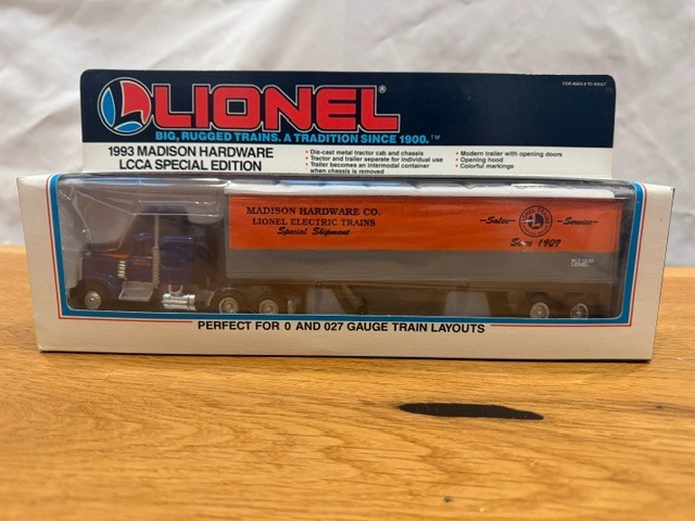 Lionel O Gauge 6-52025 SMadison Hardware LLCA Special Edition ~ NEW IN BOX
