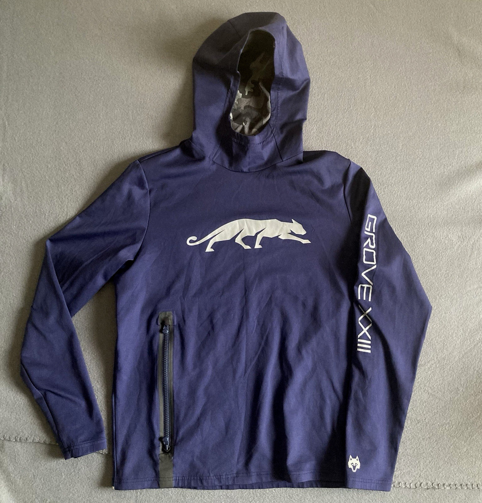 Rare Greyson Grove XXIII Michael Jordan Sequoia Hoodie Men\'s M Navy Long Sleeve