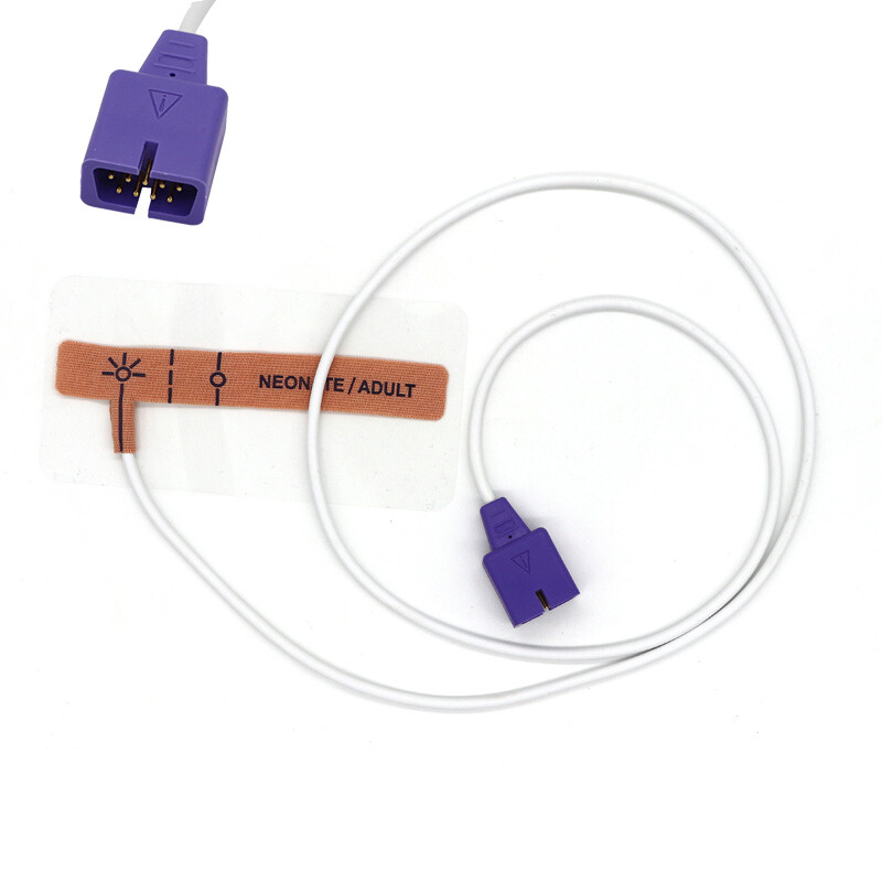 50pcs Disposable Oximax Spo2 Sensor  For Neonate/Adult 9 Pin