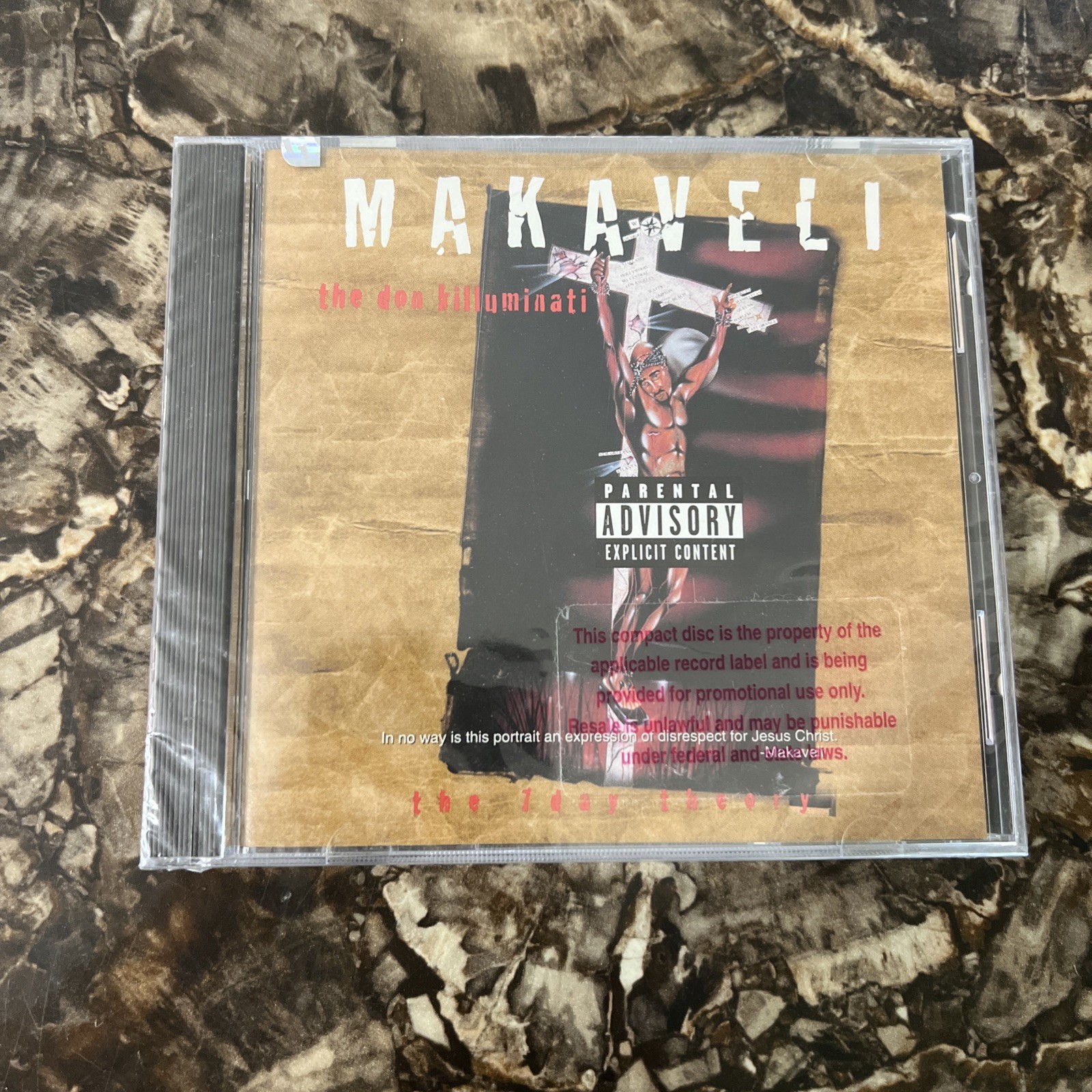 MAKAVELI (2PAC) The Don Killuminati 7 Day Theory CD '96 PROMO SEALED UNI STRIP