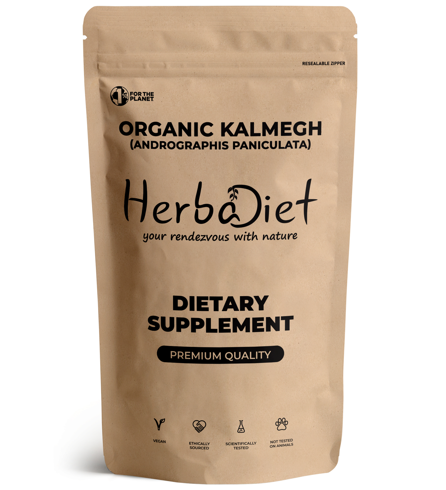 Organic Andrographis Paniculata Leaf Powder Kalmegh Immune Cardio Health Boost