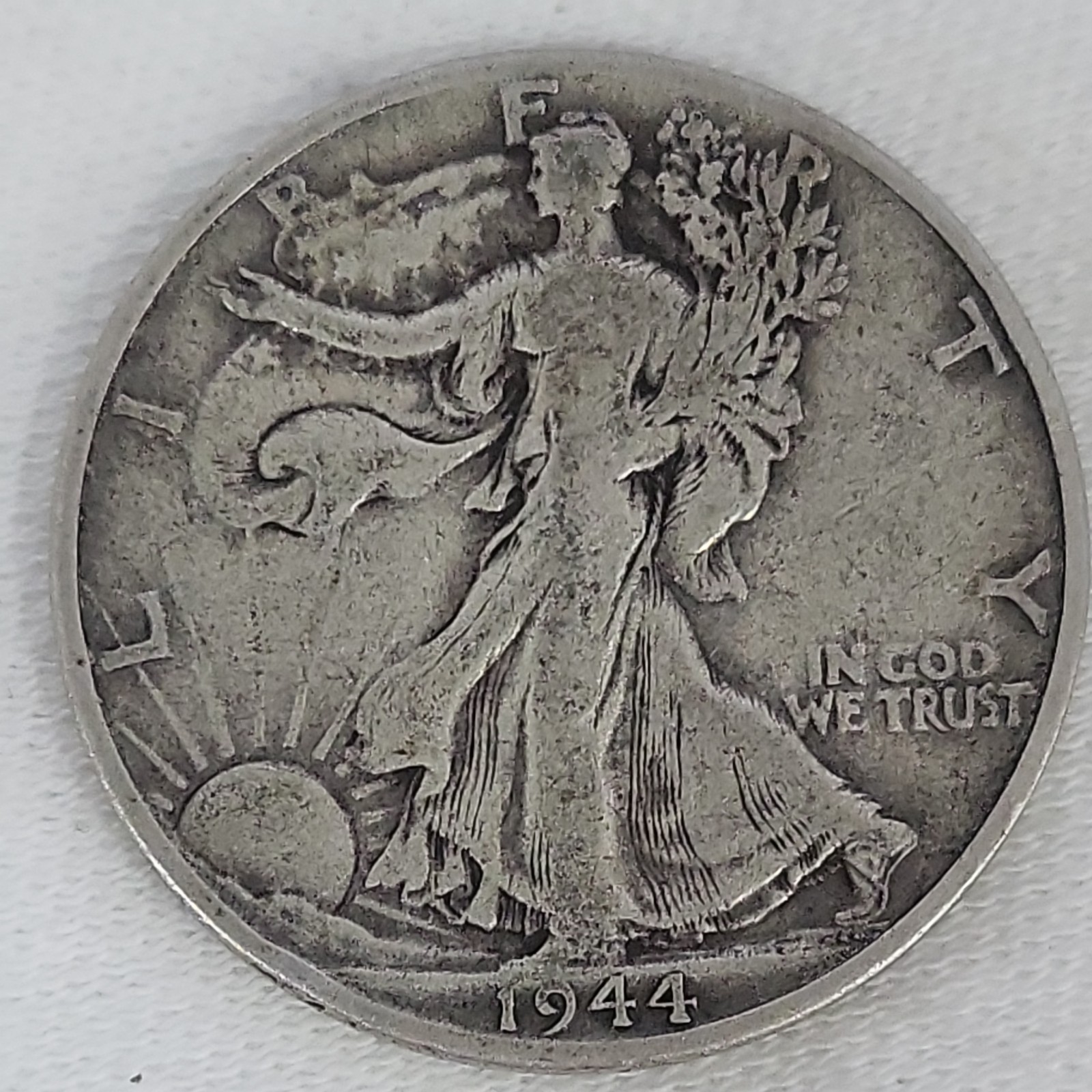 1944 D Walking Liberty Half Dollar in Fine Condition