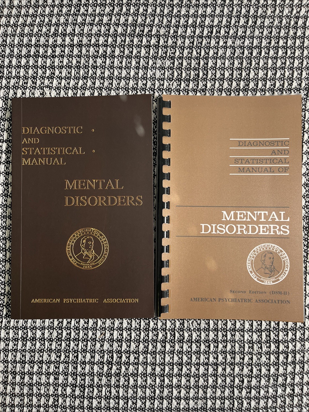 2 Books, Diagnostic And Statistical Manual DSM-ll 2nd , DSM-I , Mental Disorders 2 Books, Diagnostic And Statistical Manual DSM-ll 2nd , DSM-I , Mental Disorders