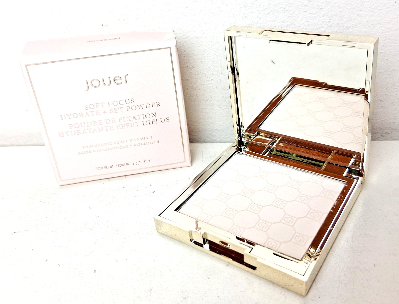 Jouer Soft Focus Hydrate + Set Powder Tres Translucent SEALED 0.21 oz New in Box