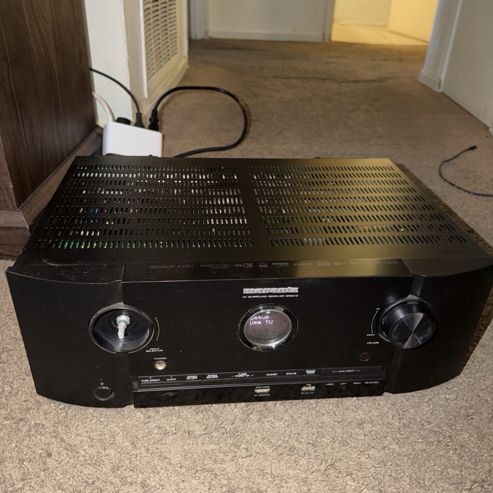 Marantz SR5012 7.2ch A/V Receiver Dolby Atmos DTS:X HEOS HDMI Black As Is Read