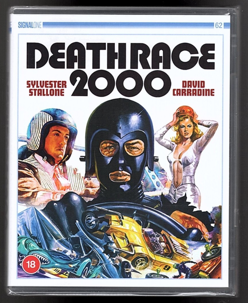 Death Race 2000 (Blu-ray Region Free, 1975) David Carradine, Sylvester Stallone