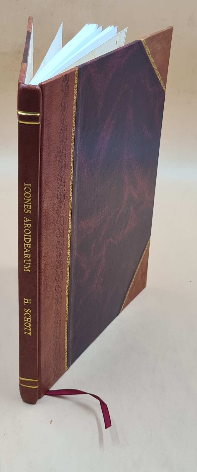 Icones Aroidearum 1857 By Schott, H. W.(Heinrich Wilhelm),- [Leather Bound]