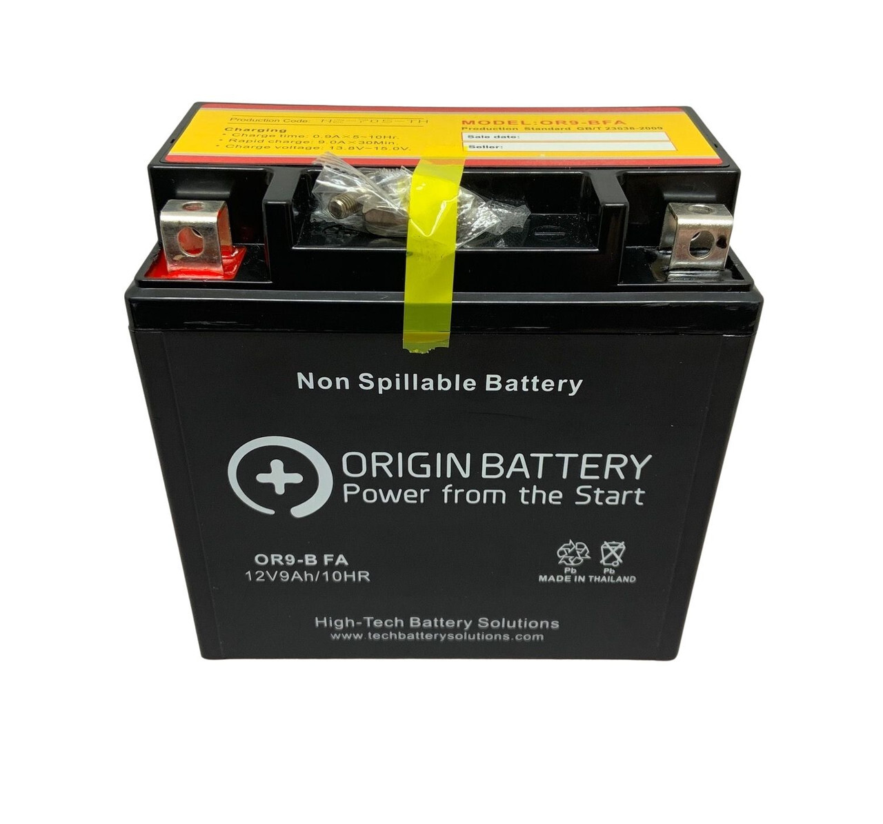 12V AGM Motorcycle Battery CB9-B - Replaces Walmart ES12N94B1 | Sealed & Charged