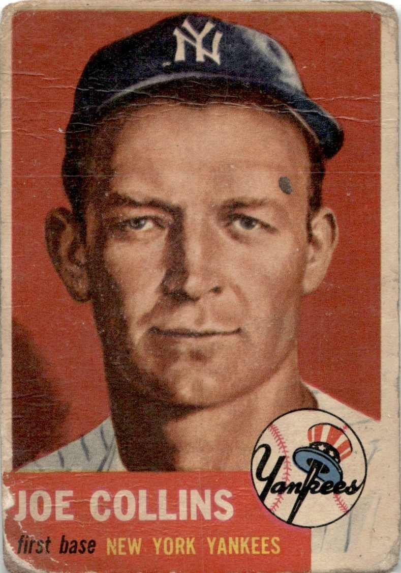 1953 Topps Joe Collins New York Yankees #9