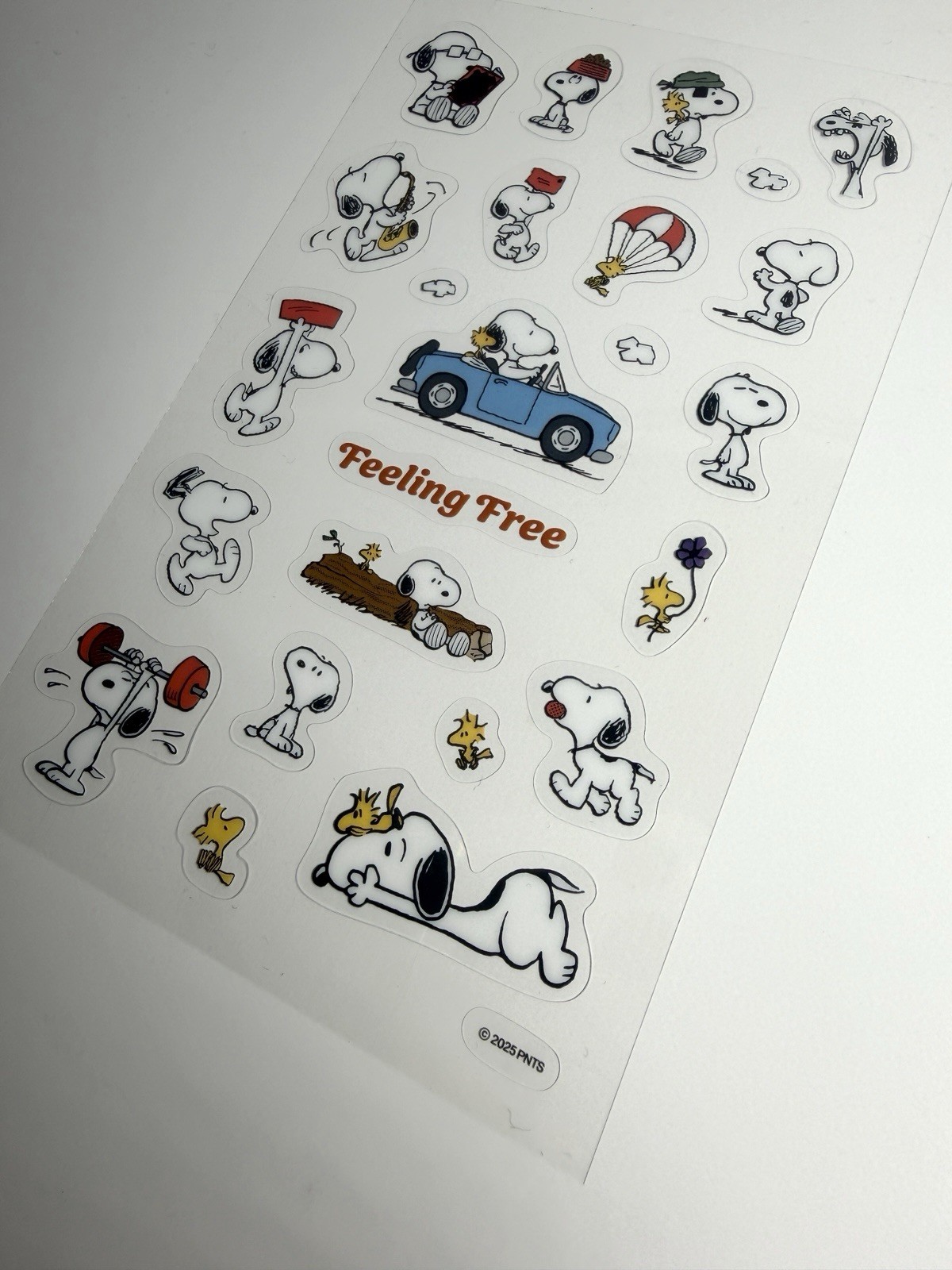 New 1 Sheet Peanuts Snoopy & Friends Clear Stickers (Authentic) New 1 Sheet Peanuts Snoopy & Friends Clear Stickers (Authentic)