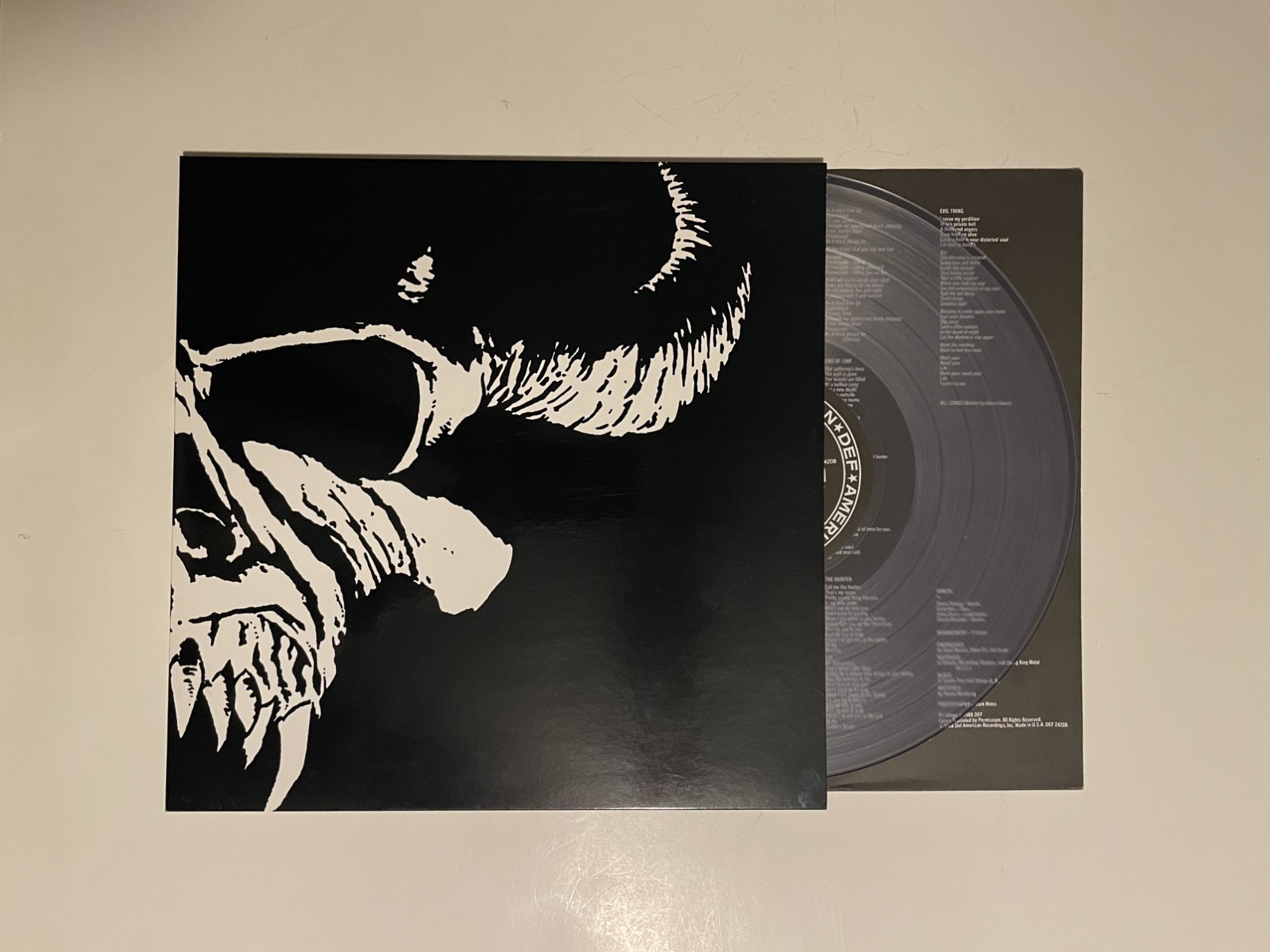 DANZIG VINYL LP GATEFOLD RARE CLEAR PRESS EX 