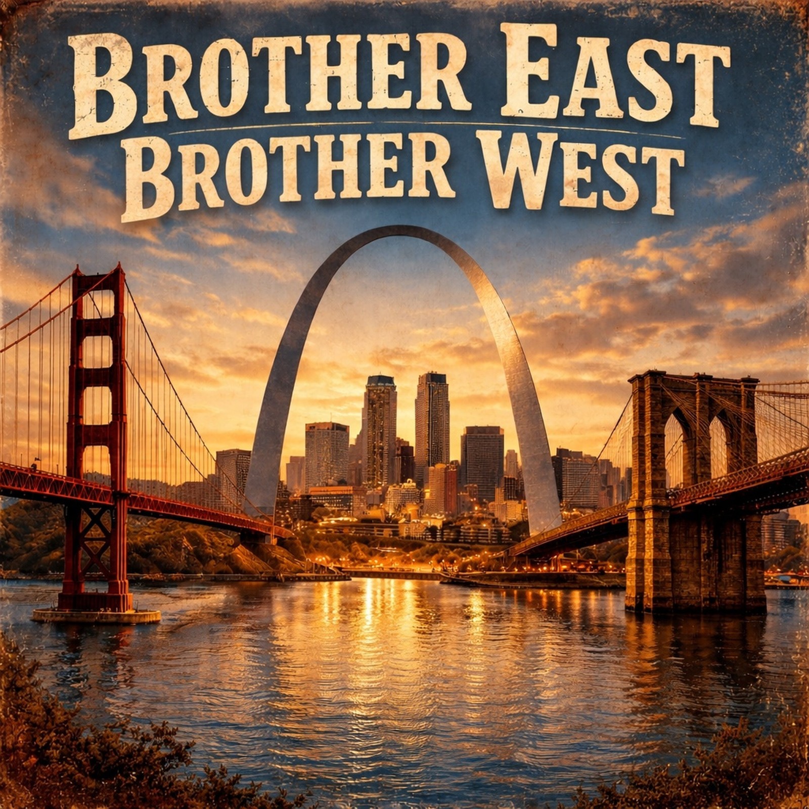 Brother East Brother West Debut CD Soulful Funky Americana Rock and Roll Brother East Brother West Debut CD Soulful Funky Americana Rock and Roll